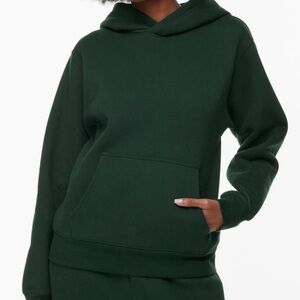 TNA Perfect Hoodie in Scarab, Size M (Aritzia